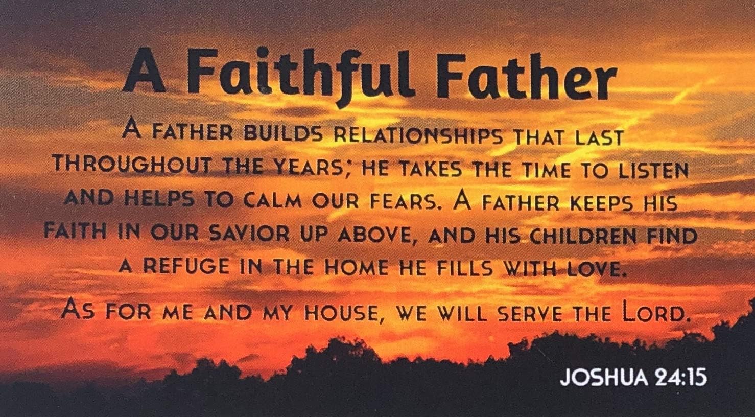 Verses For Father S Day Biblebanz Father's Day Bible Verse Faithful Father Magnets For Dad (10  Count) : Sports Related Magnets : Home & Kitchen