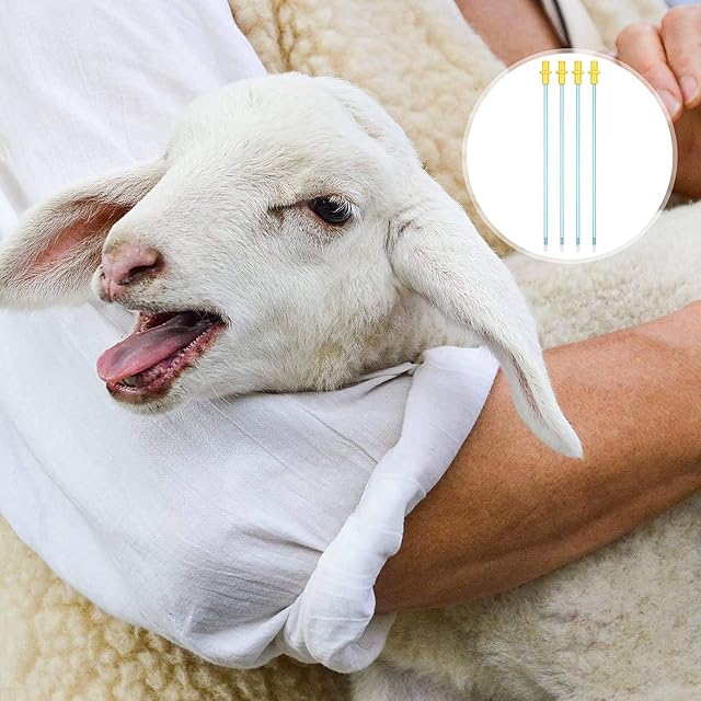 Foto 5 de 8 de Uinfhyknd 50 Piezas de Varillas de InseminacióN Artificial Desechables Tubo de Varilla de CríA Desechable…
