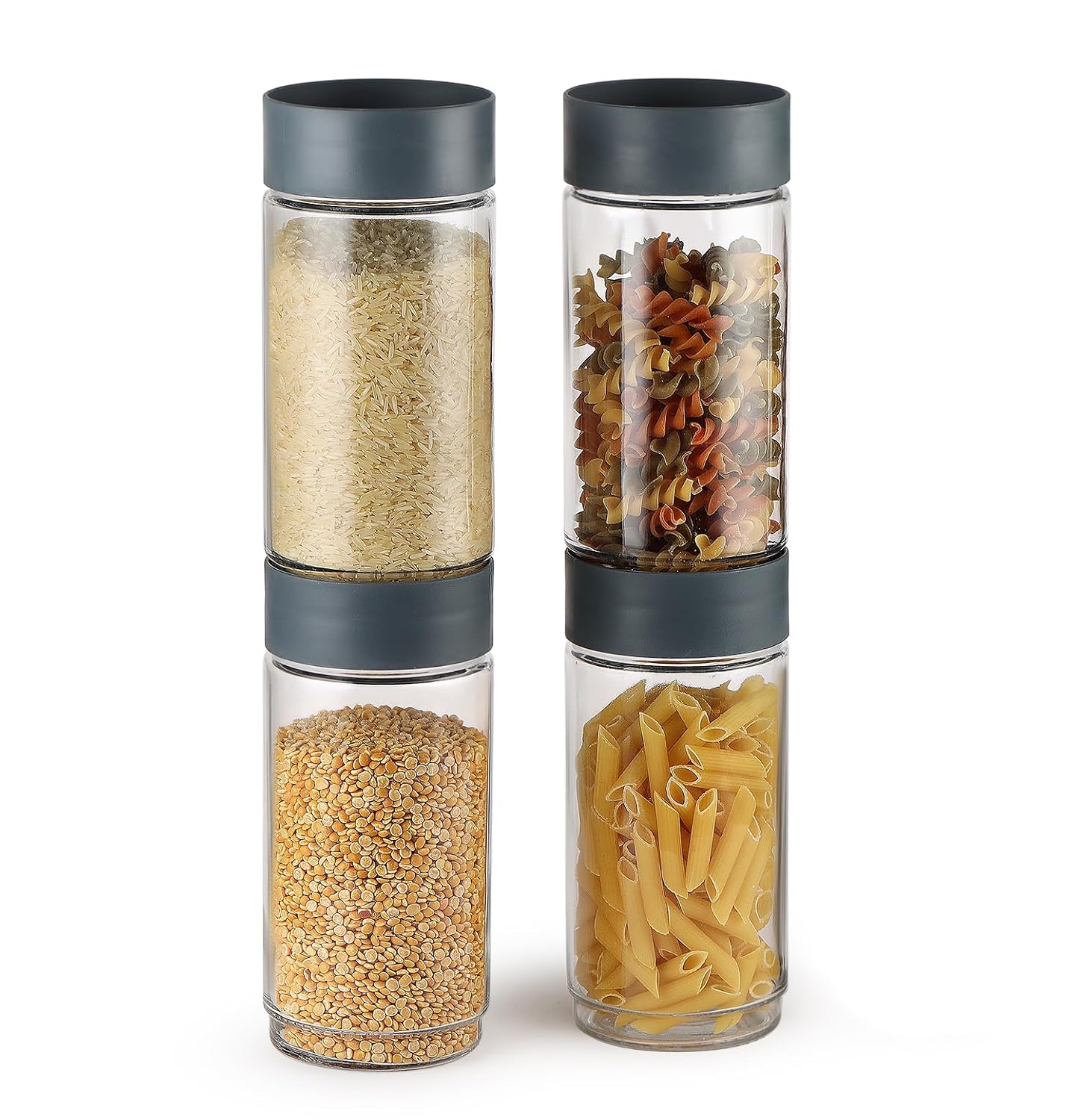 Cello Modustack Pet Storage Jar Kitchen Set 4 Pcs 1000 Ml price history chart and lowest price