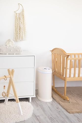 Vista 39 de Ubbi - Cubo de bloqueo de olor de acero, no requiere bolsa especial, ahorro de dinero, galardonado, cubo de pañales imprescindible para el Mármol