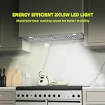 FIREGAS Range Hood Insert 30 inch with 600 CFM, Ducted/Ductless Convertible Built-in Kitchen Hood, Stainless Steel Vent Hood with Push Button, Baffle Filters and Charcoal Filters