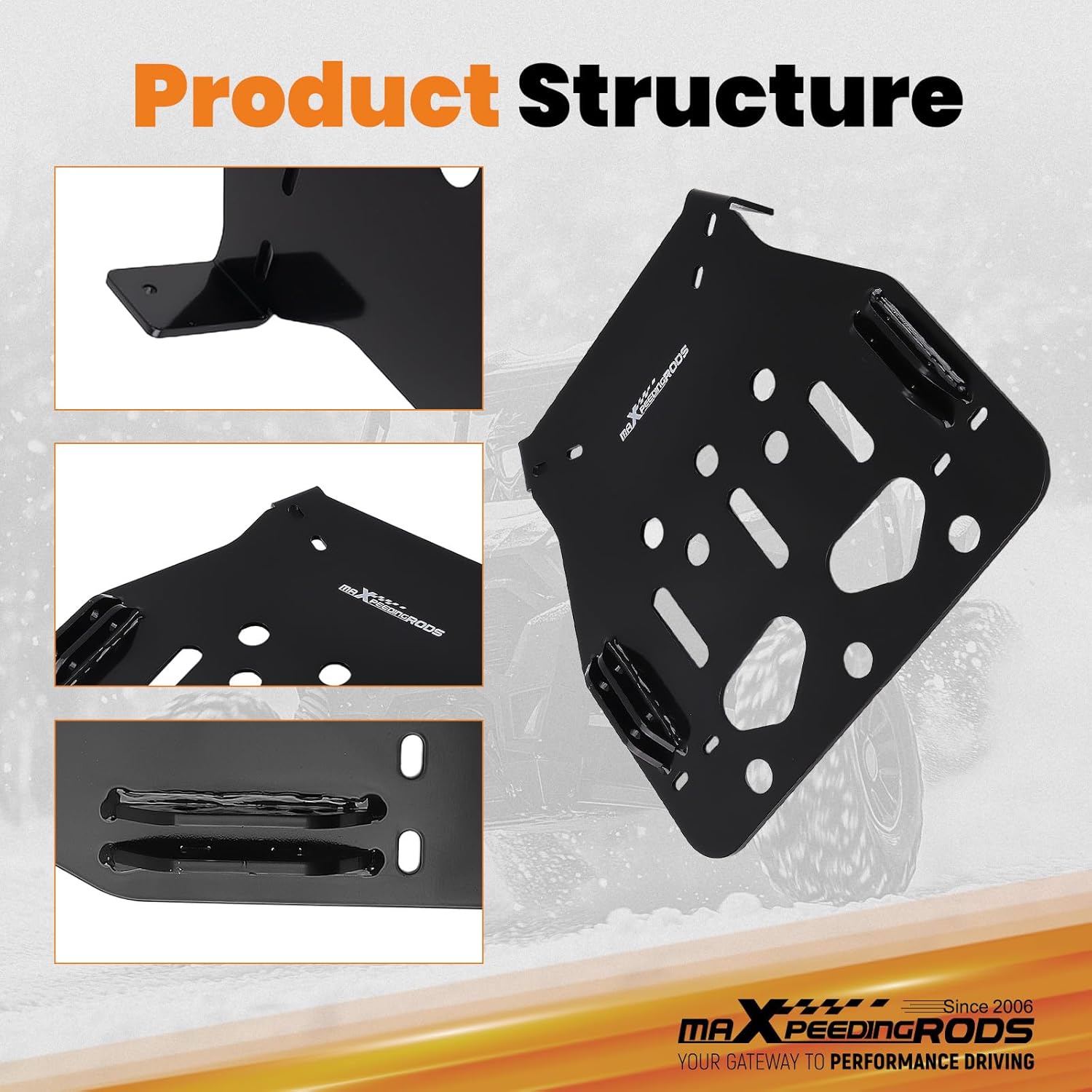 maXpeedingrods ATV Plow Mount Kit for Yamaha CF Moto 2002-2024