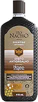 Tio Nacho Shampoo Antiqueda Hidratante Com Henna Egipcia E Geleia Real Para Cabelos Grisalhos, Fortalecimento E Nutrição Profunda Dos Fios 415 Ml 1-Pack