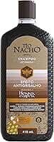 Tio Nacho Shampoo Antiqueda Hidratante Com Henna Egipcia E Geleia Real Para Cabelos Grisalhos, Fortalecimento E Nutrição Profunda Dos Fios 415 Ml 1-Pack