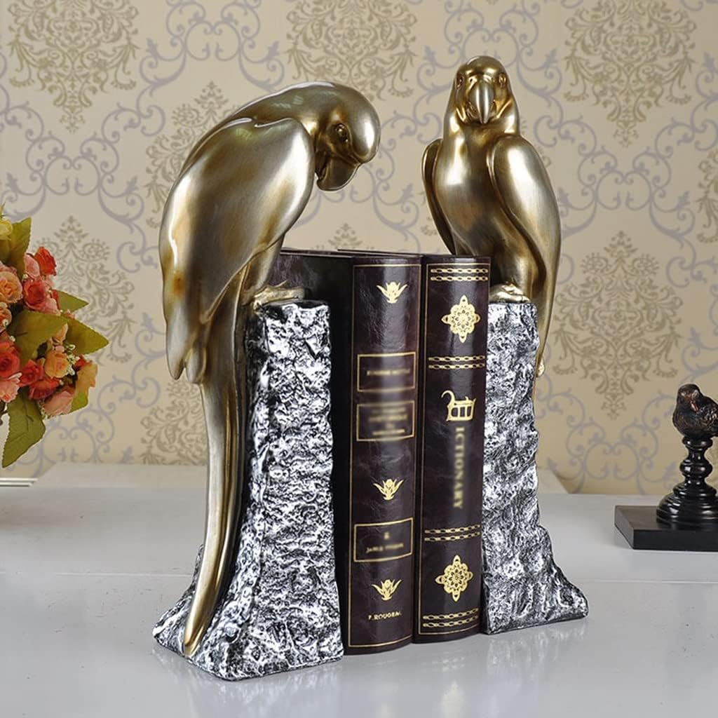 Book End Bookends Heavy Duty Book Ends for Shelves, Decorative Resin Bookend Book Stoppers Book Support for Heavy Books Decoration Gift Book Stoppers