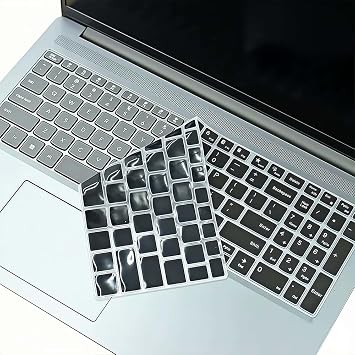 Silicone Keyboard Skin Cover Compatible for 2025 2026 Lenovo IdeaPad Slim 3 3i 3X 15 16" 15IRU10 15AHP10 15IRH10 15Q8X10 16ARP10 16IRH10, IdeaPad Slim 5 5i 16" 16IRH10 16AHP10 16IRH10R Black