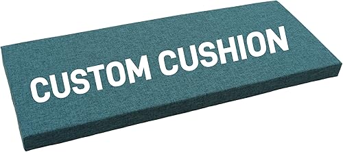 Cojín de banco de tamaño personalizado, almohada de ventana de bahía, almohadilla de colchón de espuma de alta densidad, cojines de asiento profundo