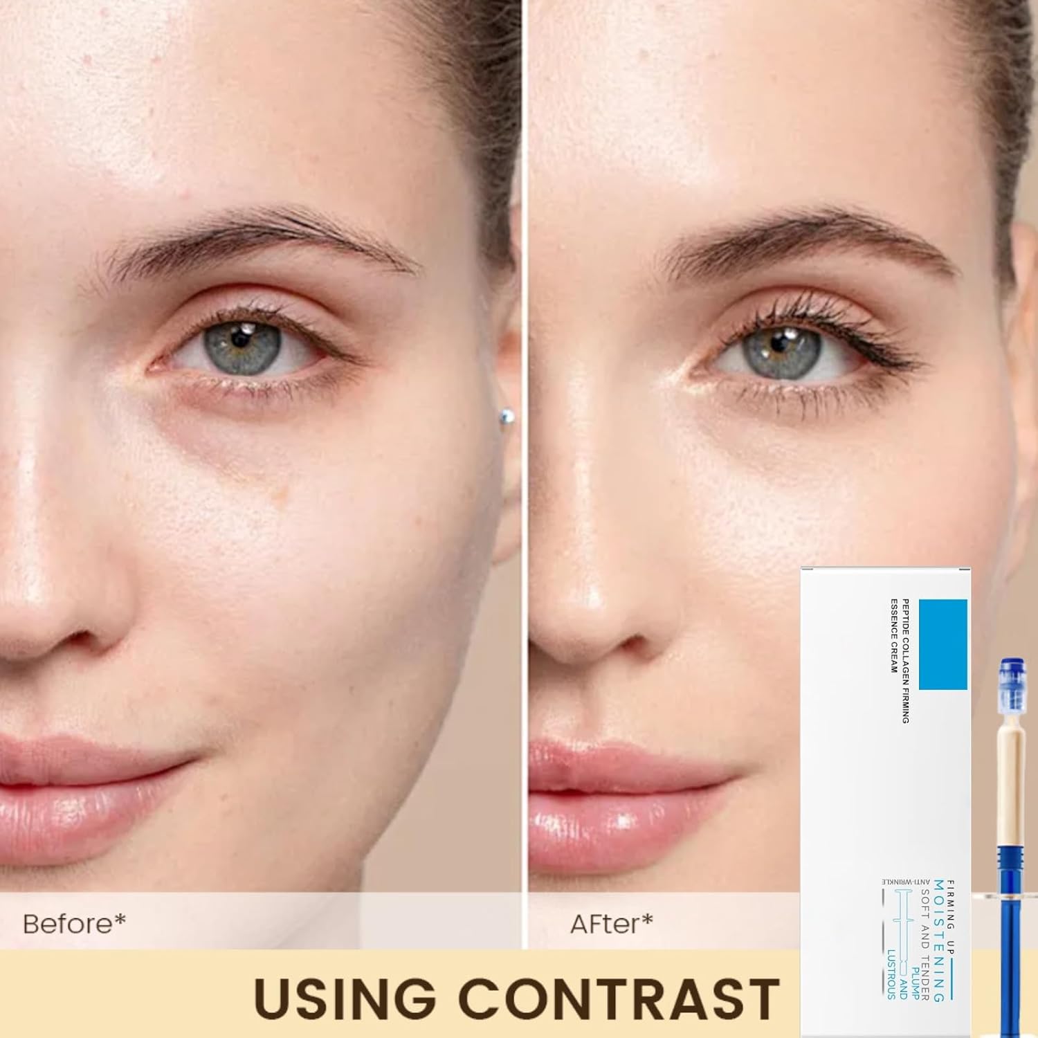 2026 New Polypeptide Collagen Elastic Essence Cream | Peptide Anti-Wrinkle Firming Cream with Micro Molecular Collagen for All Skin Types - 2 Boxes (2 Tubes/Box) - Image 5