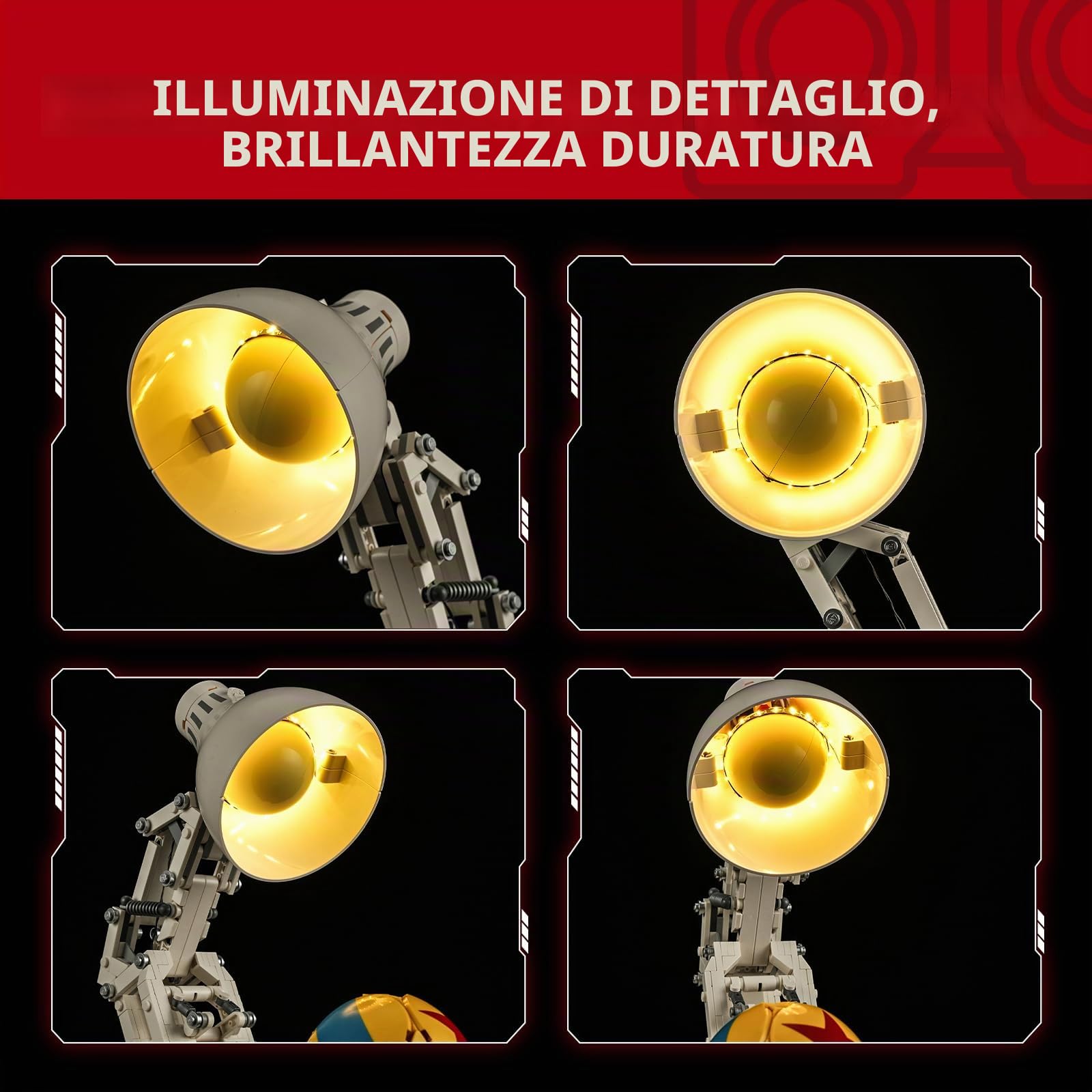 BRIKSMAX Luce per Lego Luxo Jr.(versione base) 21357 – Compatibile con i mattoncini Ideas – senza set