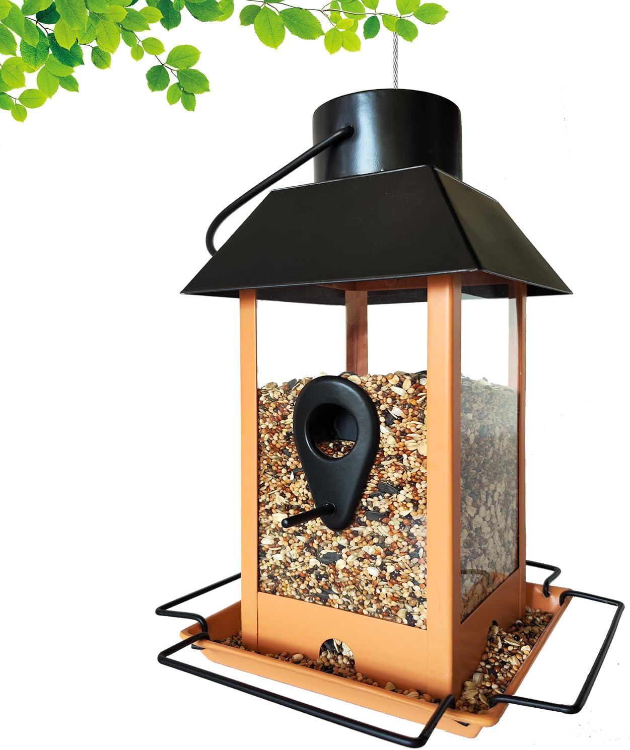 Dabuda Metal Bird Feeder for Outdoors Hanging,Squirrel