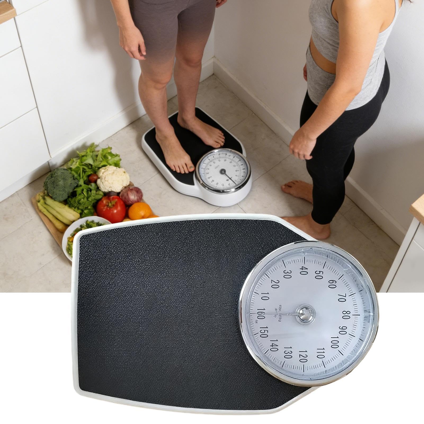 łazienkowa , mechaniczna ciała 160 kg, sprzęt do pomiaru wagi pod prysznicem | Do domu fitness, kuchni, podróży, treningu, biura, mieszkania | Przyrząd do Pomiaru Wagi do łazienki, domu, fitness, kuchni, siłowni, podróży, treningu, biura i