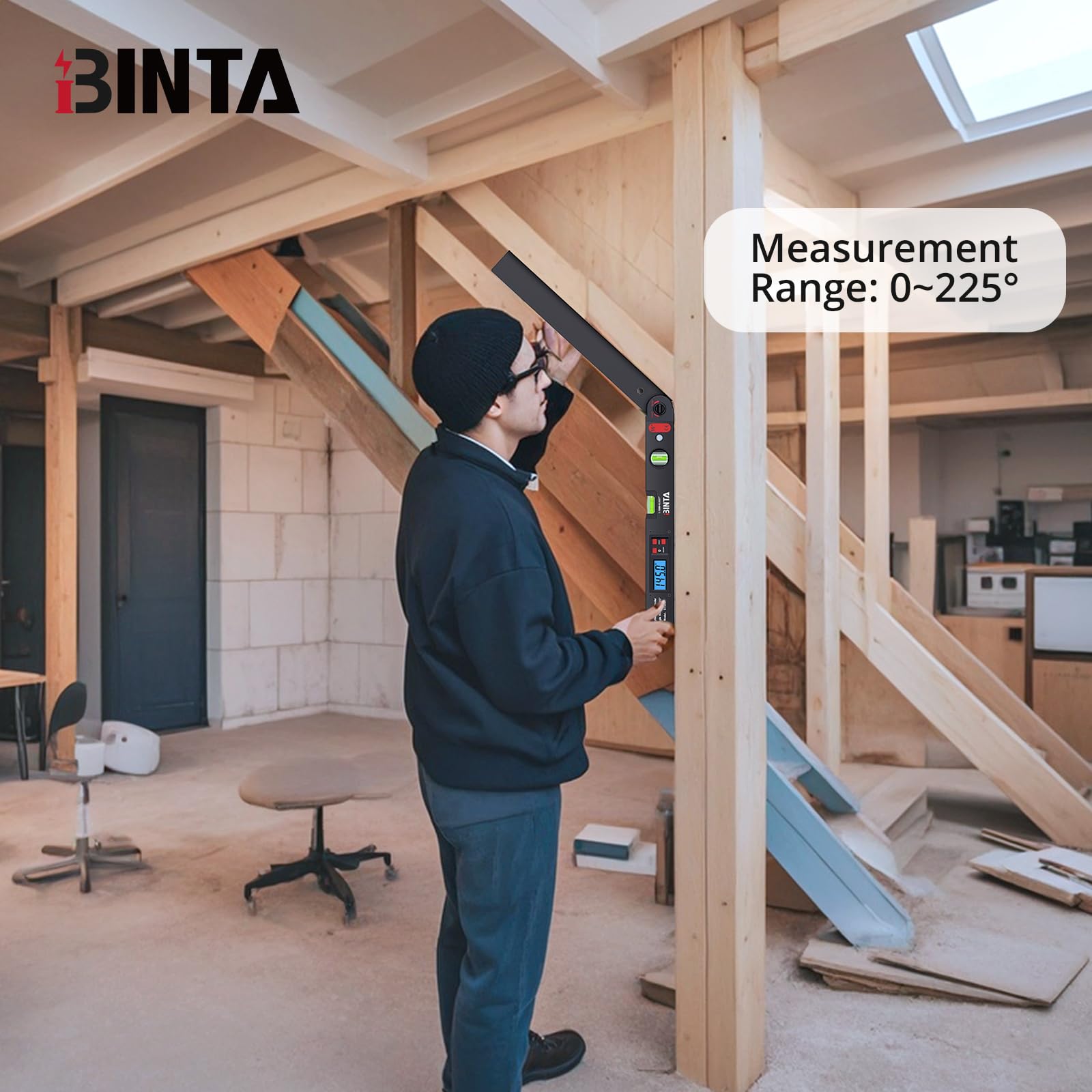 BINTA 0-225° Range Digital Angle Finder - Image 2