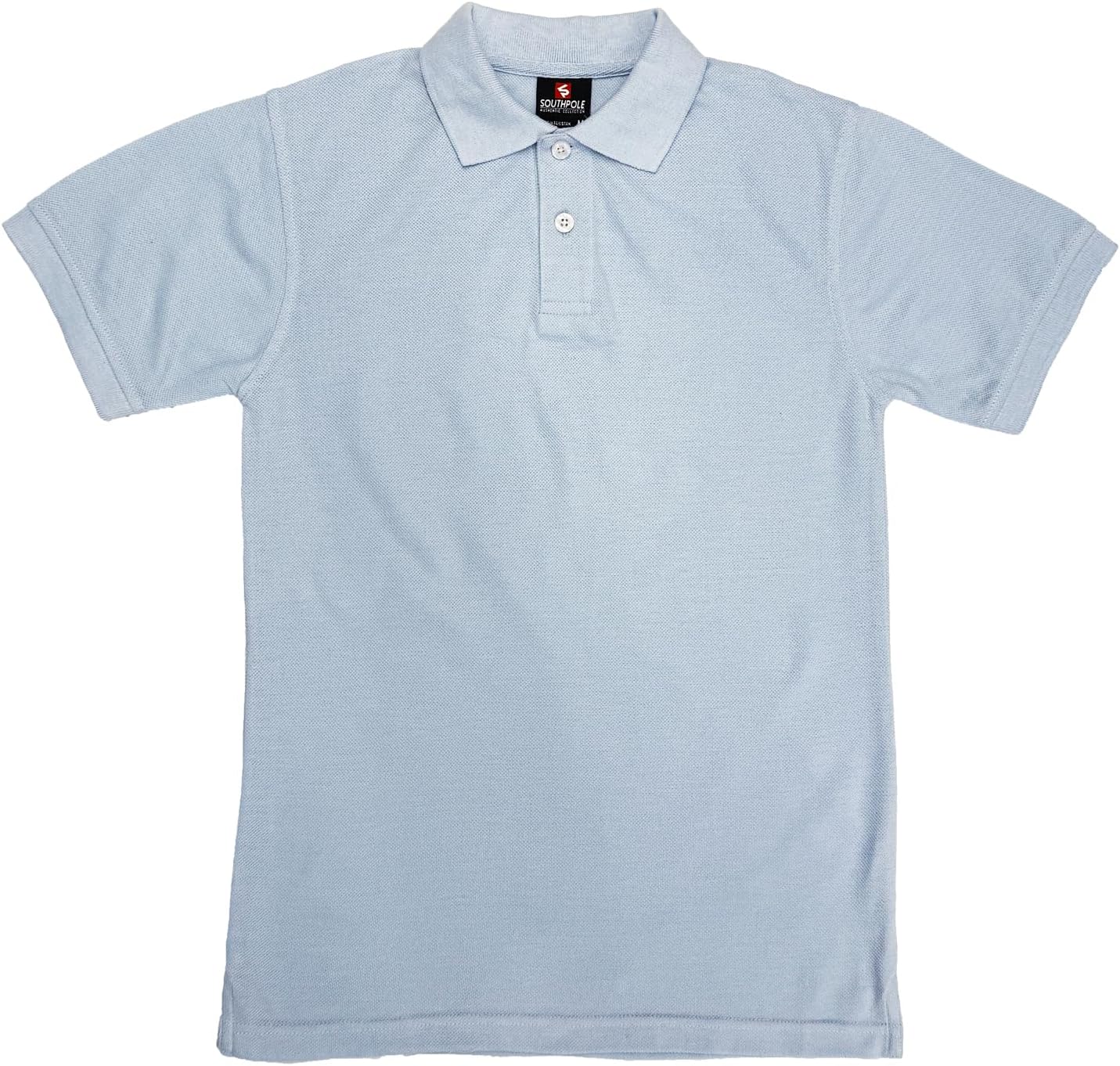 Southpole Boys Polo Shirt Pique Short Sleeve Classic Fit Collared Shirts, Sizes S–XL