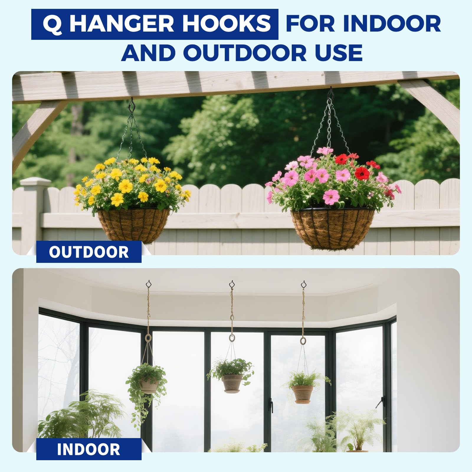 RELBRO Q Hooks - Heavy Duty Screw-In Hooks -4 RELBRO Q Hooks - Heavy Duty Screw-In Hooks -4