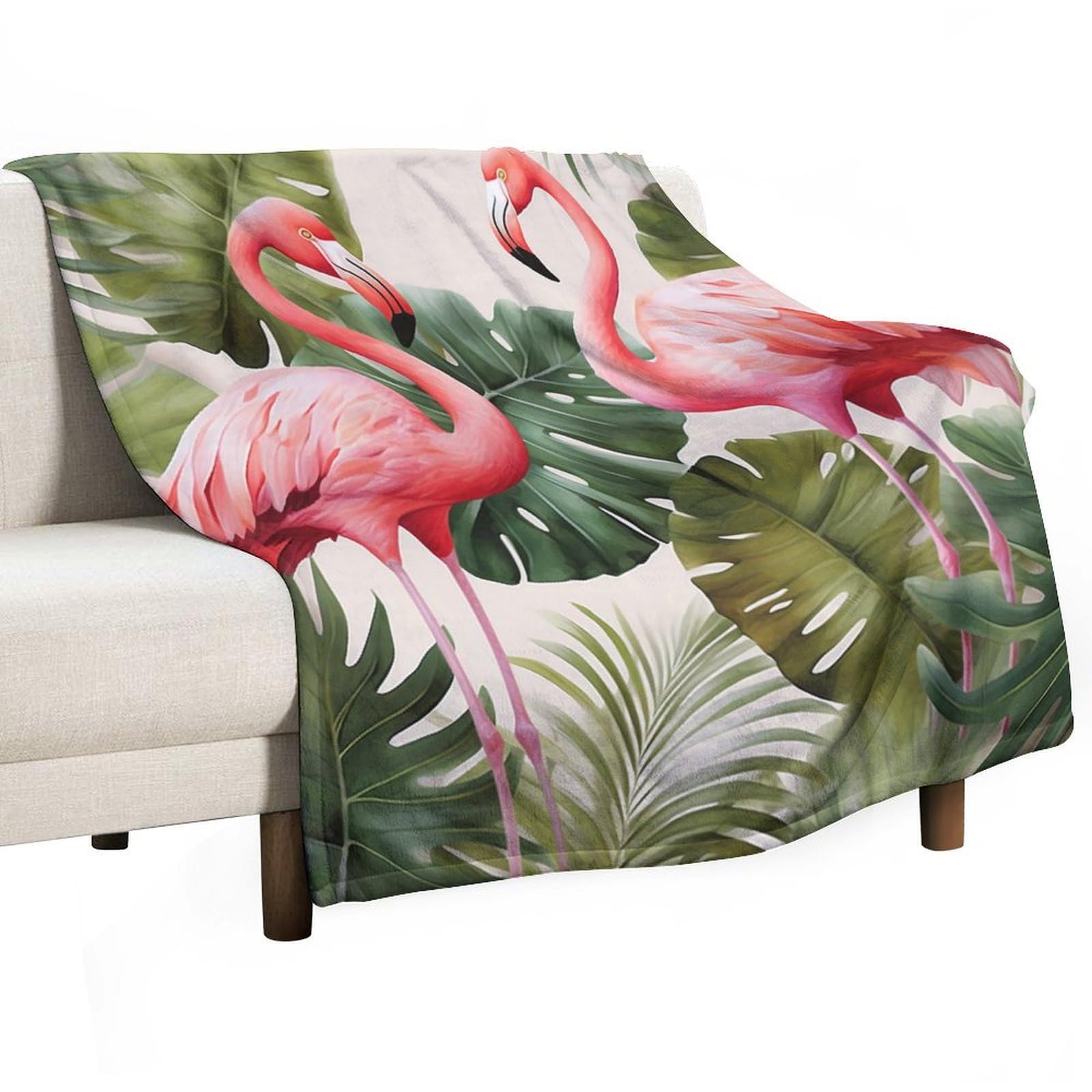 Couverture flanelle version verticale pour lit et chambre