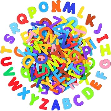 1050 Pcs Letter Stickers,10 Colors Foam Letter Stickers, Self-Adhesive ABC Alphabet Sticker for DIY Crafts, Kids School Projects, Scrapbooking and Party Decorations