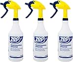 Zep Professional Sprayer Bottle - 32 oz (Pack of 3) - HDPRO1 - Versatile Adjustable Nozzle Spray Bottles with a Fine Mist or Powerful Spray, Refillable for Diluted Concentrate