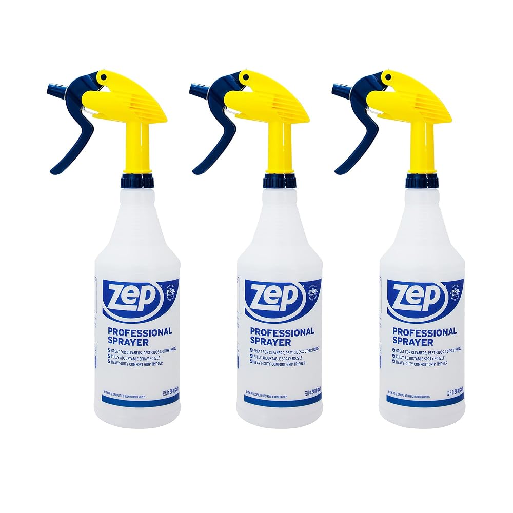 ZEP Professional Sprayer Bottle, 32 oz, Pack of 3, HDPRO1