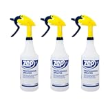 Zep Professional Sprayer Bottle - 32 oz &lpar;Pack of 3&rpar; - HDPRO1 - Versatile Adjustable Nozzle Spray Bottles with a Fine Mist or Powerful Spray&comma; Refillable for Diluted Concentrate