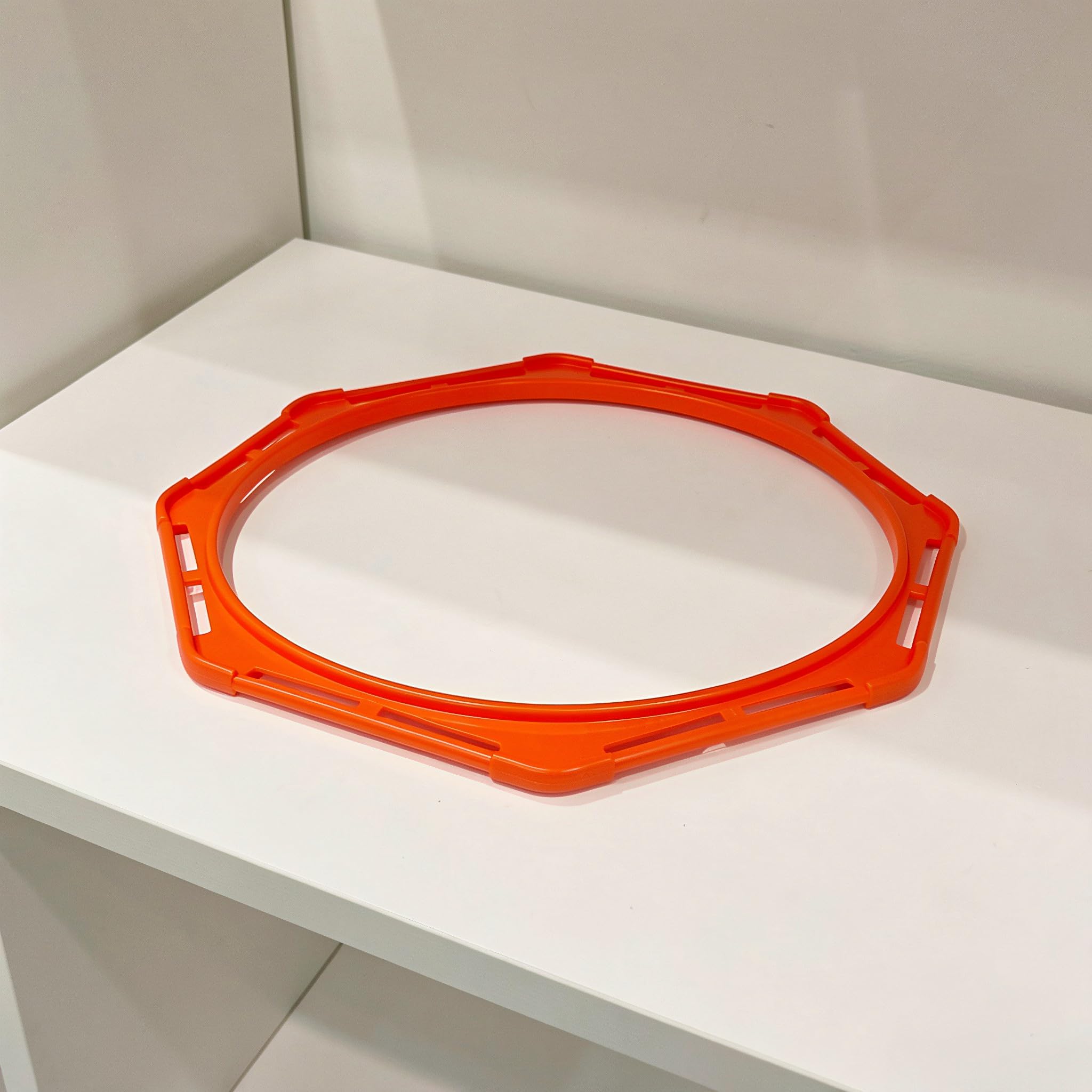 FRCOLOR 6 Aros de Agilidad octogonales para Entrenamiento de pies y Aros