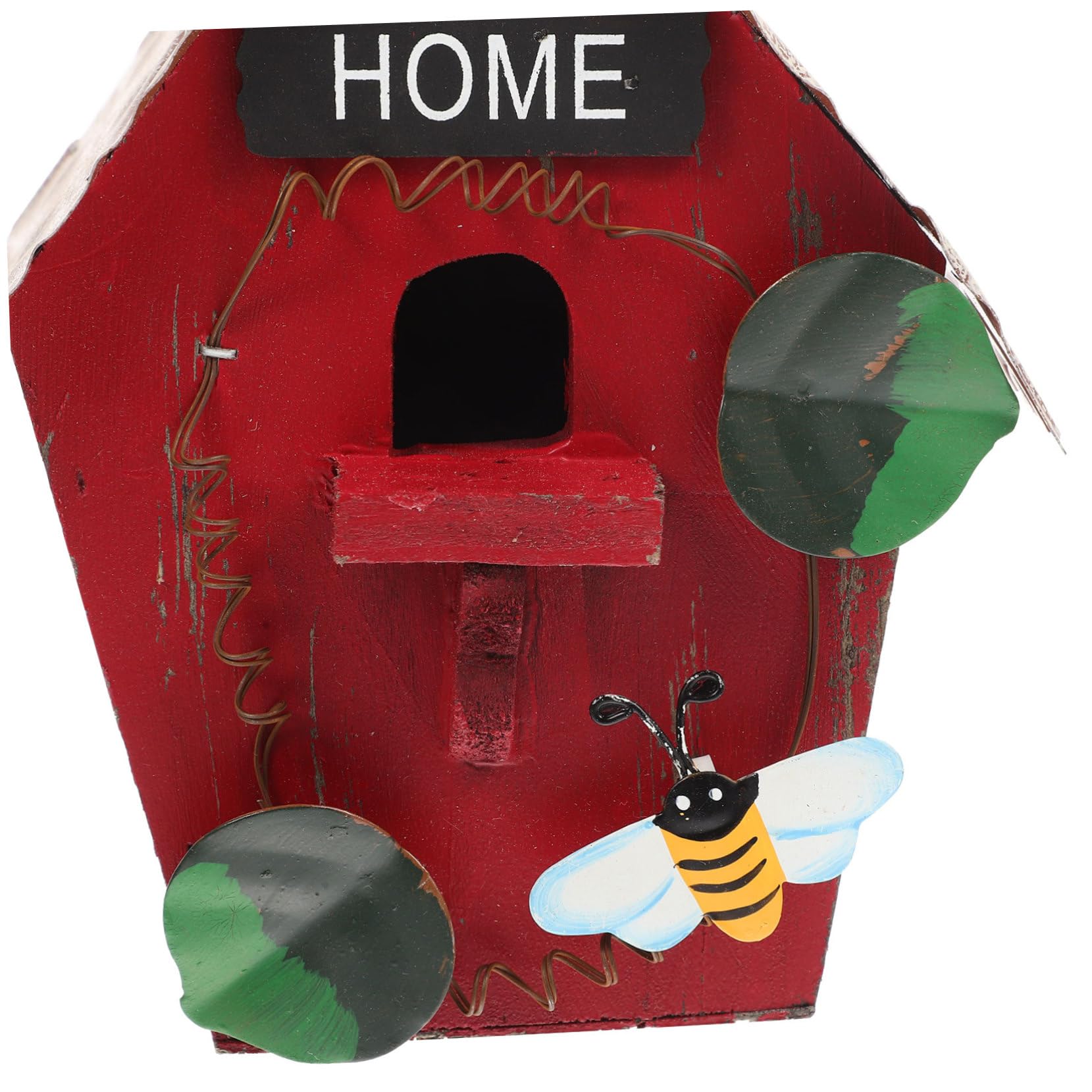 Vogelnest 2 Stück Hausform mit Seil für Gartenvögel