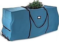 Vista 16 de Hearth & Harbor - Bolsa de almacenamiento para árbol de Navidad de 9 pies, bolsa para árbol de Navidad artificial con asas reforzadas, cremallera