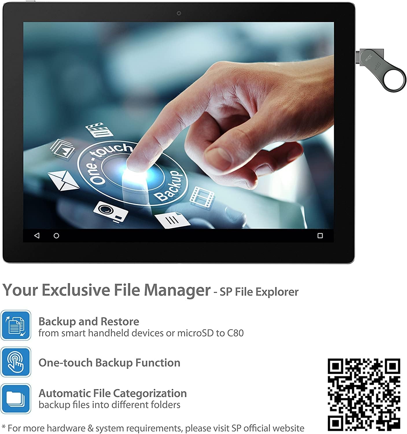 Silicon Power 128GB USB 3.0 / USB 3.1 (Gen1) Flash Drive (METAL) Dual Drive USB Type-C C80 Swivel USB Drive Ready for Smartphone Tablet and New Macbook (SP128GBUC3C80V1S)