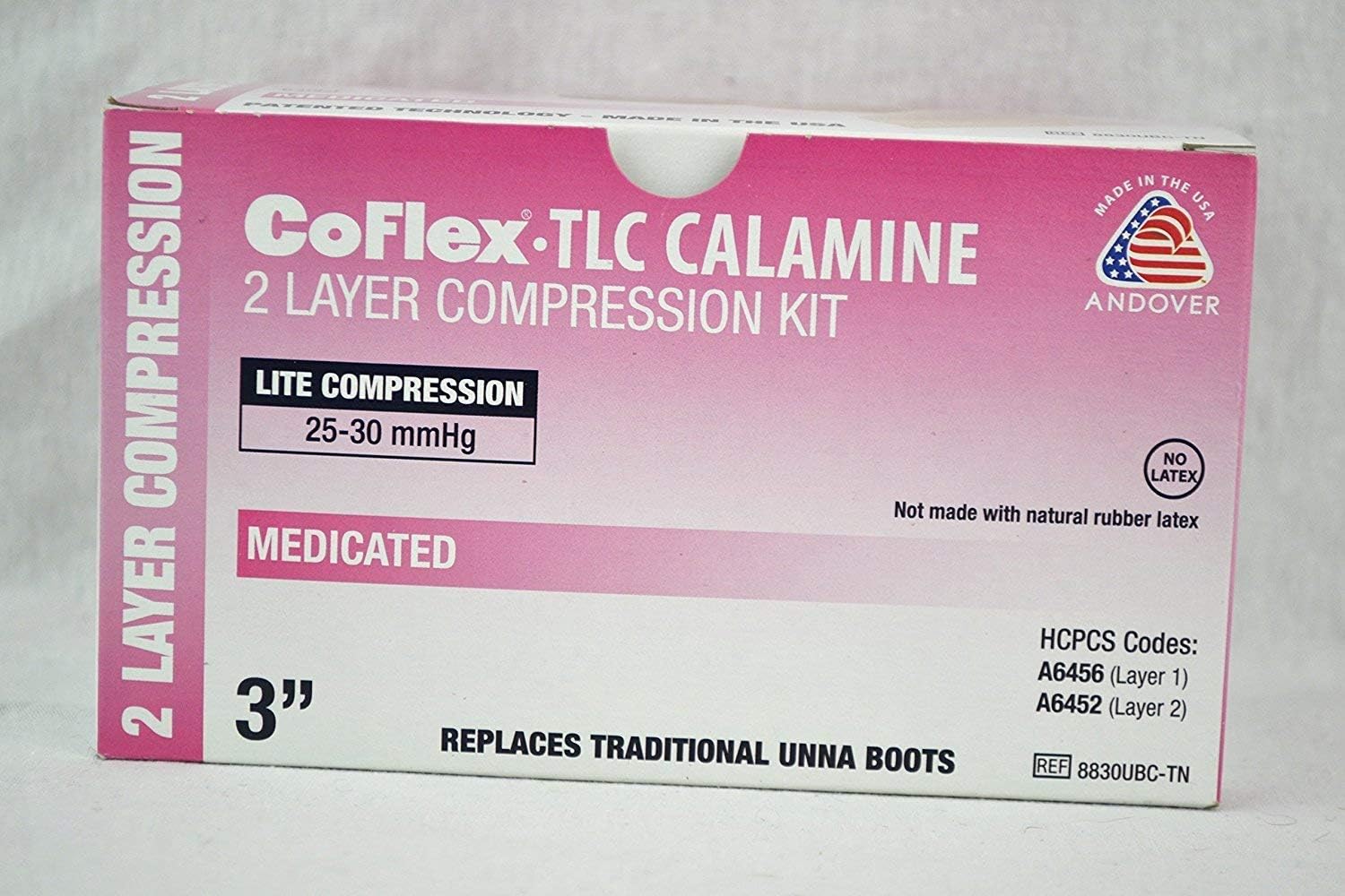 Andover Coated Products Coflex Ubc Two Layer Compression Bandage Kit - 3" X 6 Yards