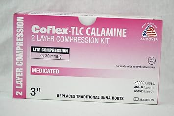 Andover Coated Products Coflex Ubc Two Layer Compression Bandage Kit - 3" X 6 Yards