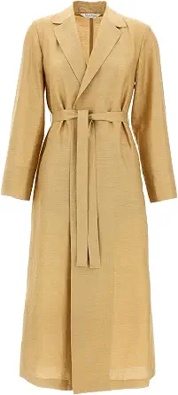 Cream Meandro Coat by Max Mara