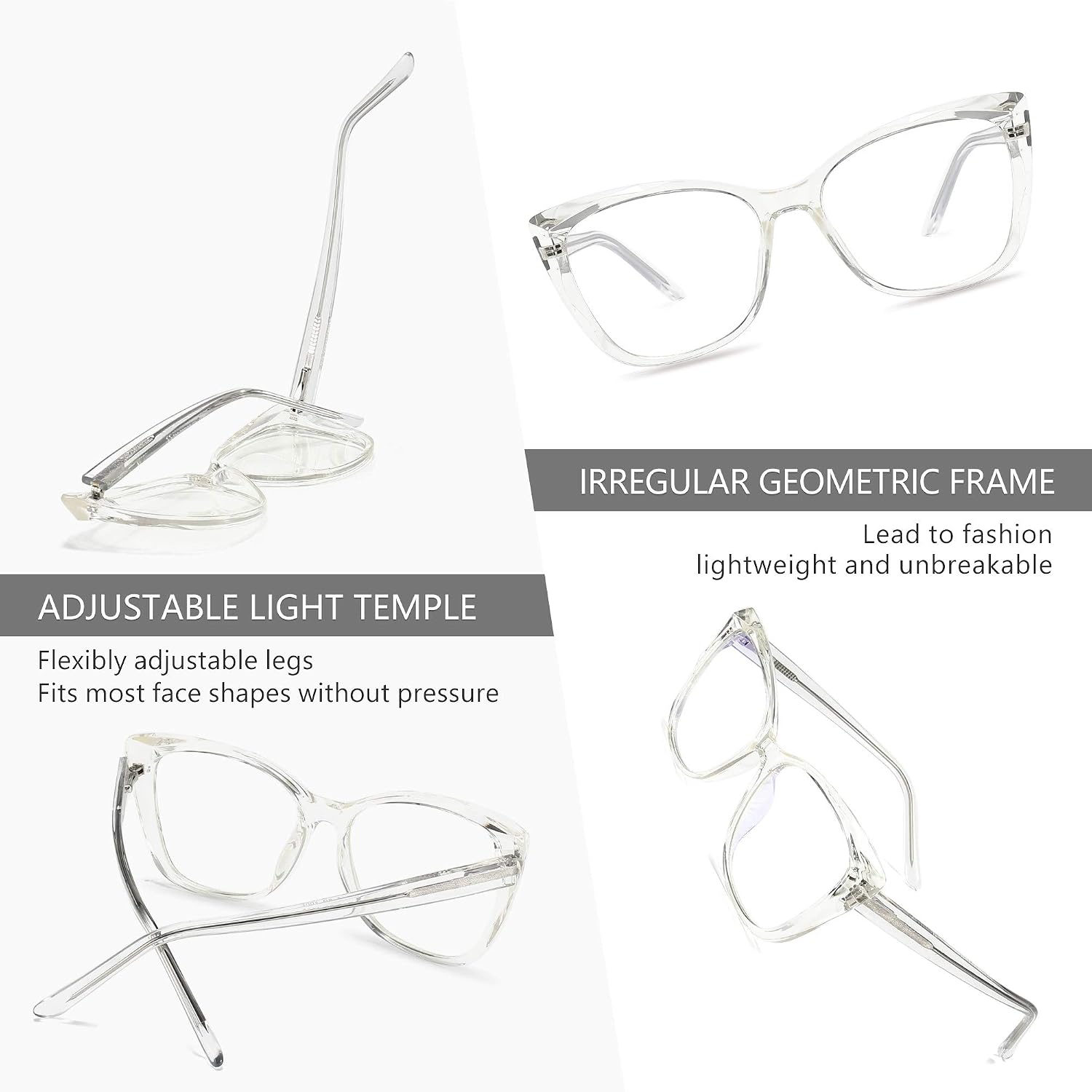 SUNGAIT Fashion Blue Light Blocking Glasses