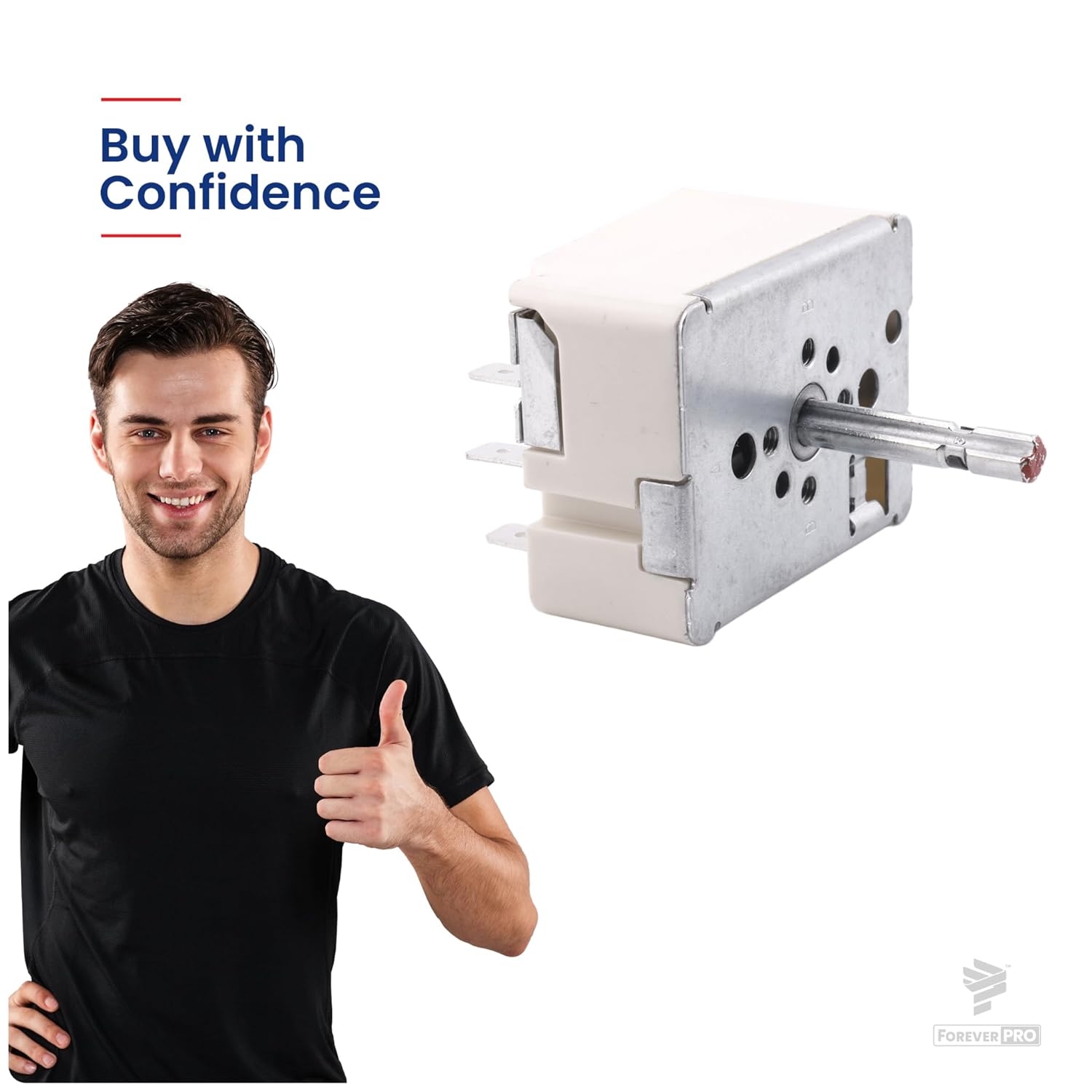 ForeverPRO 903136-9020 Switch for Frigidaire Range 318369616 1486478 318220021 318220081