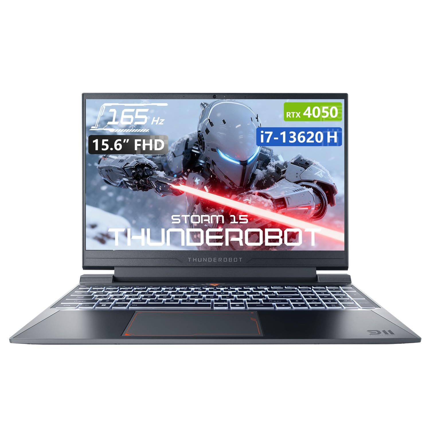 Storm 15 4050 Gaming Laptop, Intel Core i7-13620H, GeForce RTX 4050, 15.6" FHD 165Hz Display, 16GB RAM, 512GB SSD, Backlit Keyboard, HDMI, Wi-Fi, Win 11 Home, Black
