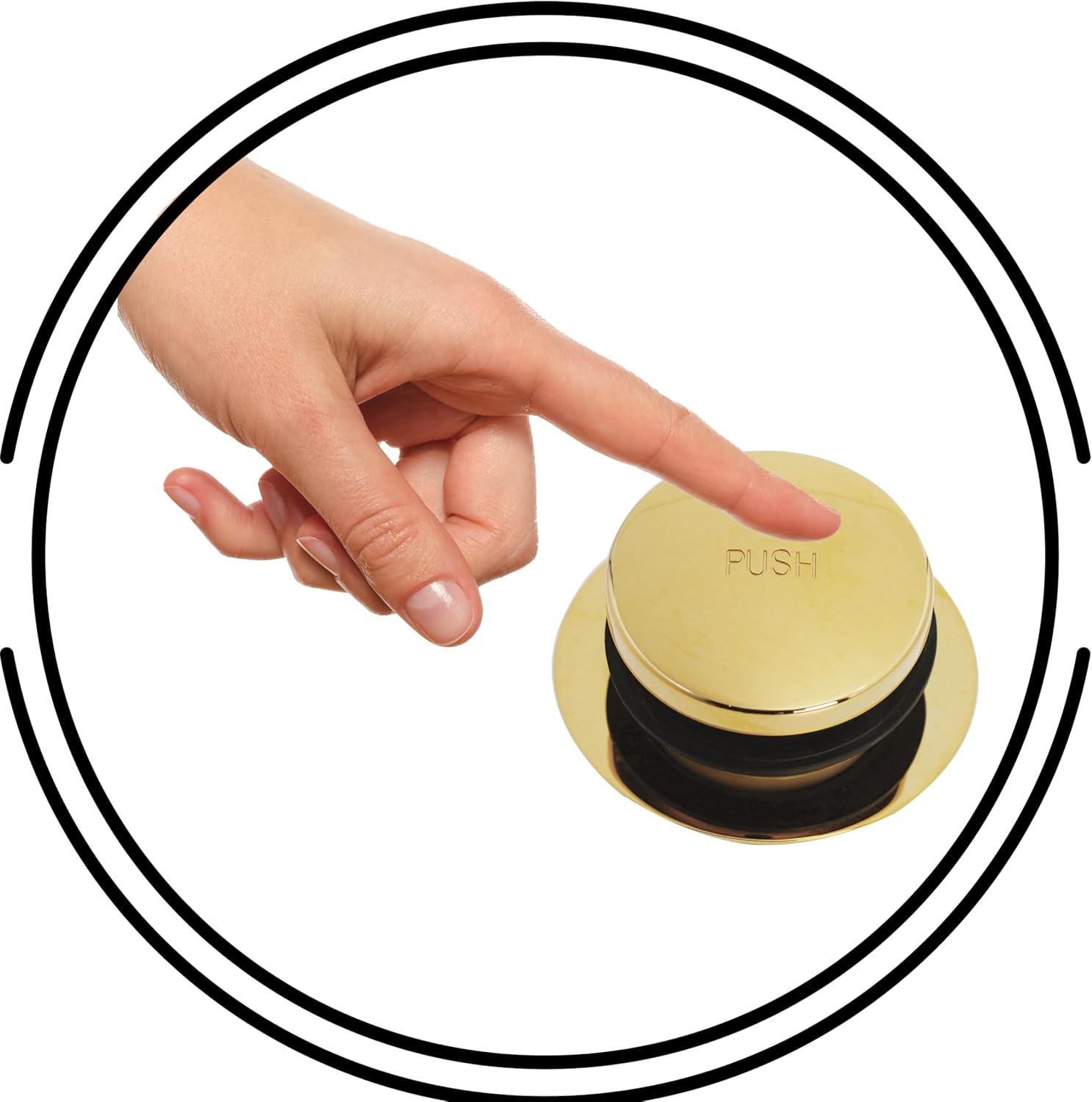 Westbrass A4932-01 1-1/2" x 12" Bath Waste & Overflow Assembly with Two-Hole Faceplate Cover and Tip-Toe Drain Plug - Sch. 40 PVC, Polished Brass