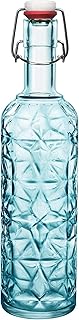 Bormioli Rocco 320269-MQD Bottiglia in Vetro, 1 Liter, Bleue