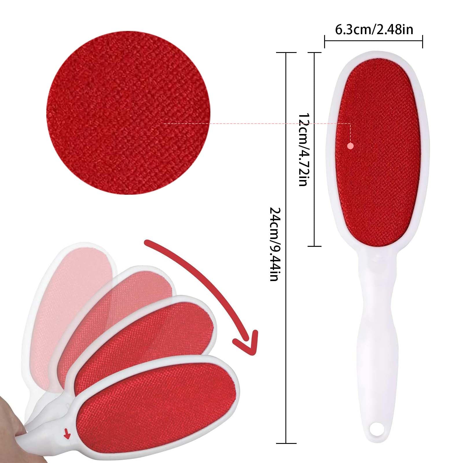 3 Pièces Brosse Anti-Peluches pour Chat et Chien - Élimine Poils, Poussière et Peluches des Vêtements
