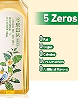 Vista 5 de ORIENTAL LEAF Té helado sin azúcar - Té blanco mandarina embotellado, botellas de 16.9 onzas líquidas (paquete de 15), sin azúcar, 0 calorías