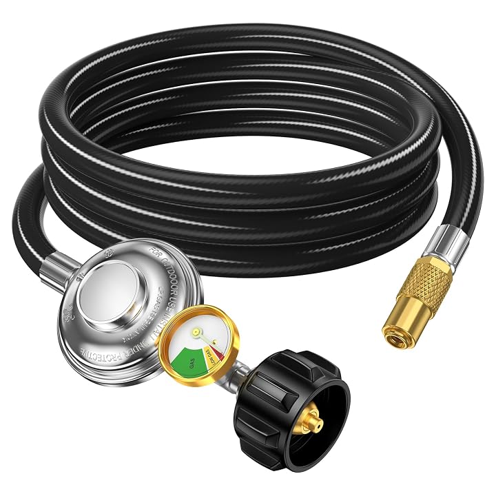 Propane Hose Adapter & Regulator