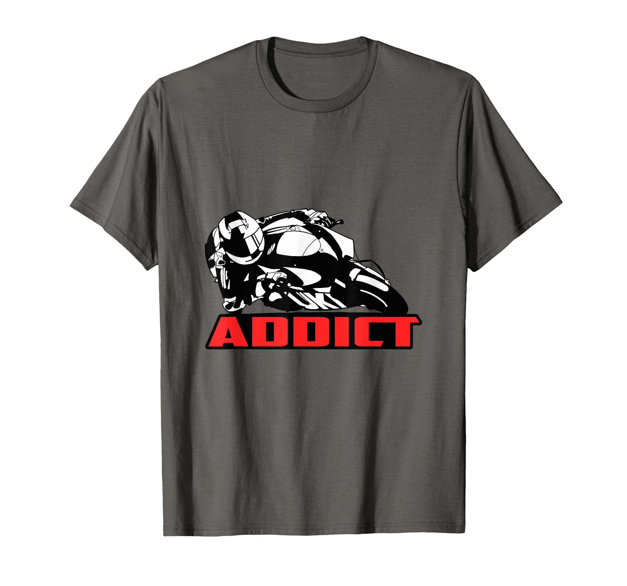 "Addict Race GP" Very Funny Vintage Moto GP Gift T-Shirt