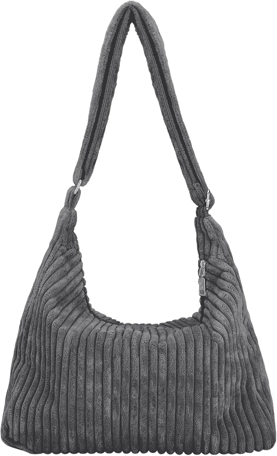 Ulisty Women Corduroy Hobo Bag Adjustable Strap Shoulder Bag Crossbody Bag Casual Purse Tote Bag Handbag