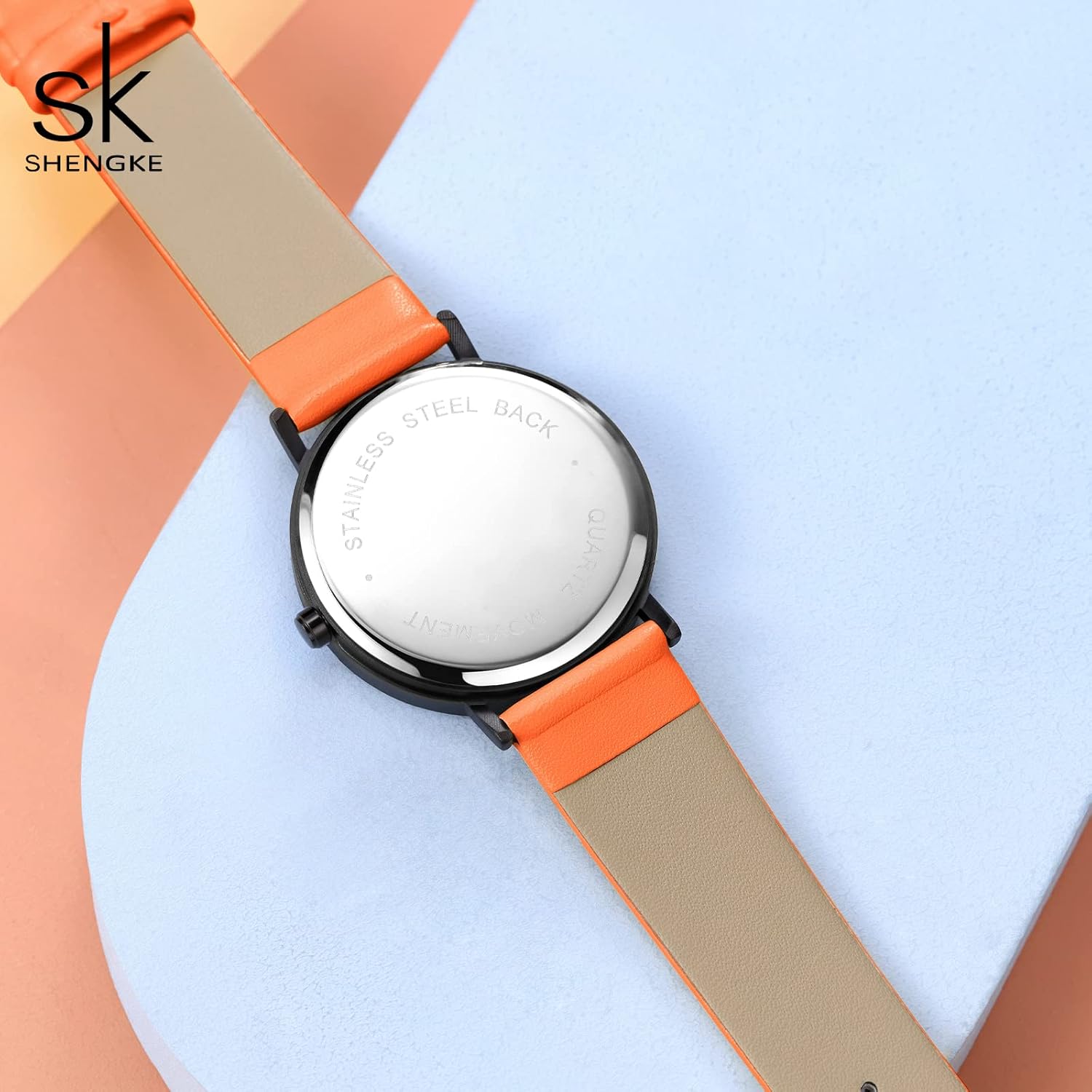 SHENGKE Creative Watch Ultra-Thin Strap Casual Fashion Quartz Minimalist Watch - Image 8