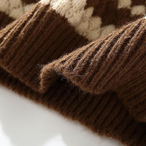 Miniatura 4 de Otoño e Invierno Nueva Flor Cuello Redondo Suéter De Los Hombres Hogar Suelto Juventud Casual Punto Inferior Camisa De Invierno