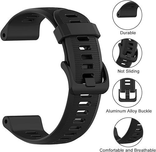Miniatura 4 de ISABAKE Correa para Garmin Forerunner 935Forerunner 945Forerunner 745, compatible con Fenix 5Fenix 5plus Fenix 6Fenix 6 ProApproach S60, bandas de