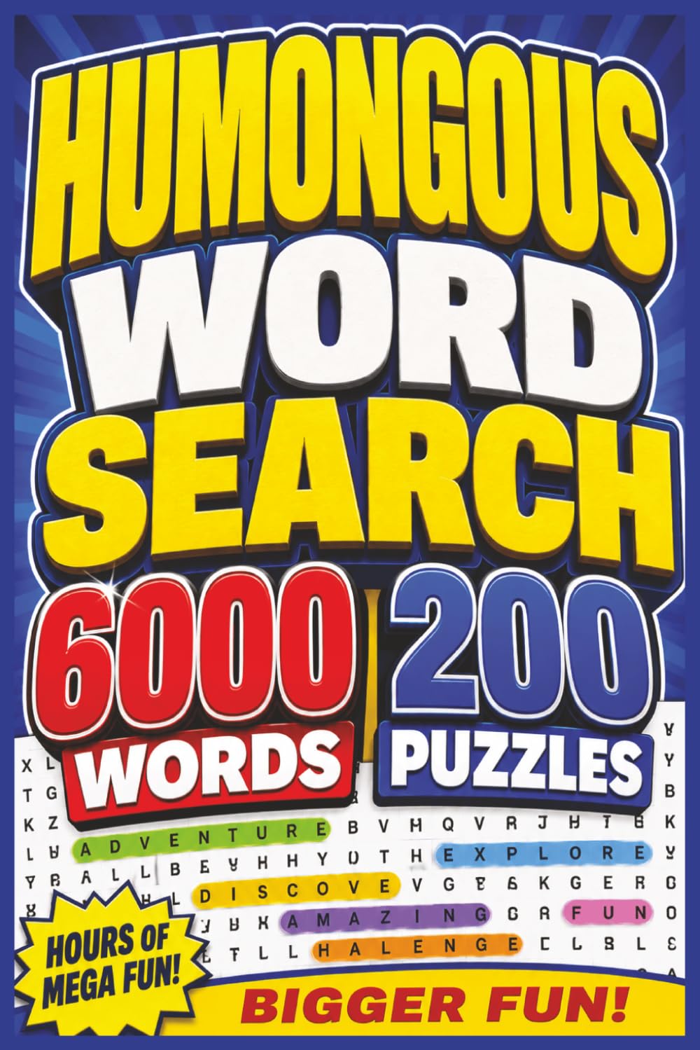 Humongous Word Search: A Giant Collection of Brain-Boosting Puzzles
