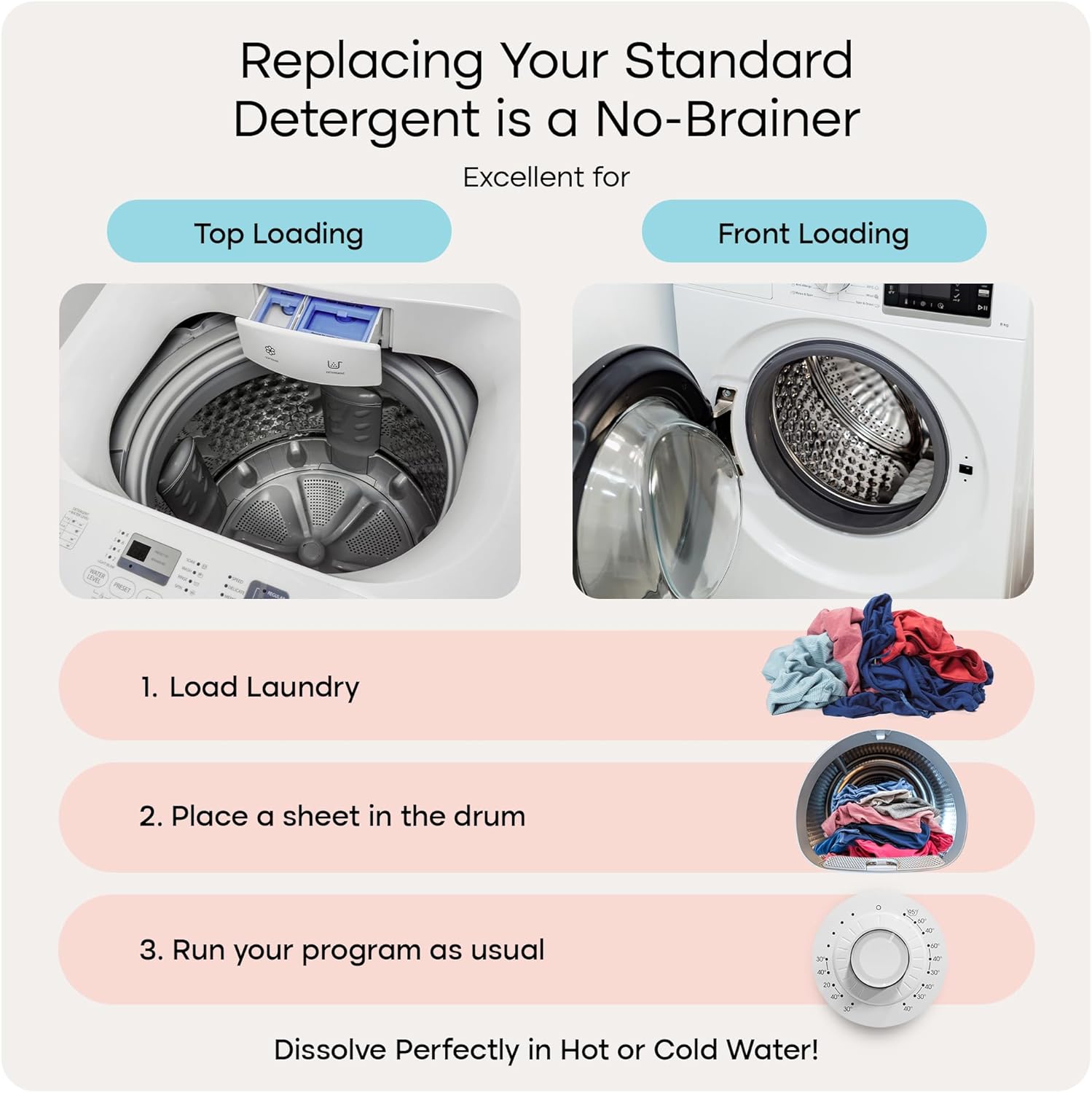 Uproot Clean Laundry Sheets Ultra - 90 Pack - Fresh Scent: Extra-Large Enzyme-Powered Laundry Detergent Sheets Made in USA - Eliminate Clinging Fur, Pet Odors, & Messy Residue - Up to 180 Loads