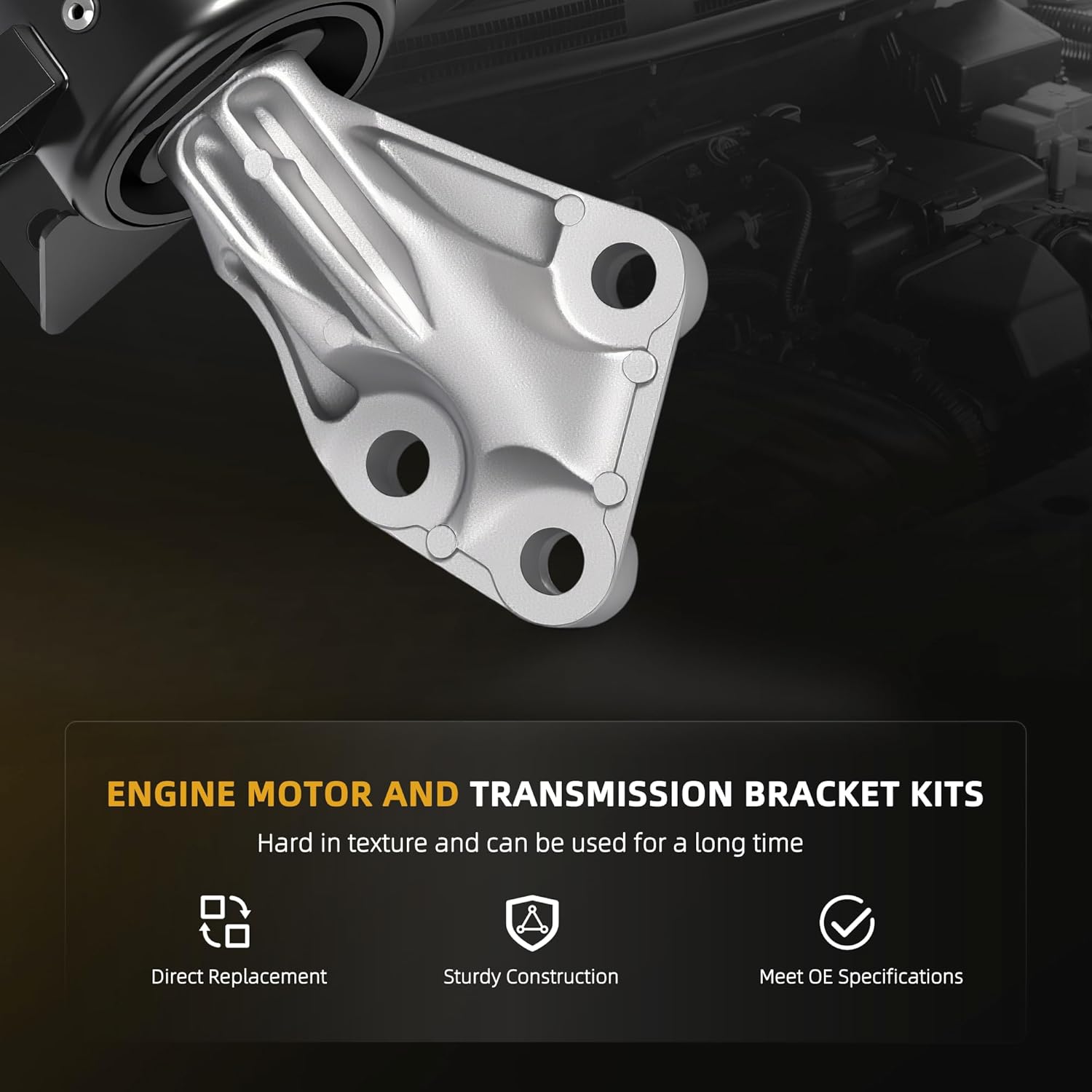 Engine Motor Mount Transmission Bracket Kits, for Chevy Sonic 2013-2016, #OE 3386 3293 3399 95870474 95248684 95474687