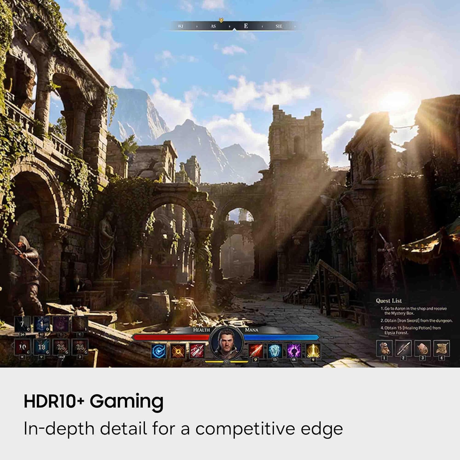 Samsung 27" Odyssey G8 (G80HF) Gaming Monitor + $200 Amazon Gift Card - 5K Resolution, Fast IPS, 180Hz, Dual Mode QHD 360Hz, 218 PPI, DP 2.1, G-Sync Compatible, HAS/Tilt/Swivel/Pivot, LS27HG802EFXZA 6 71VCj+sfDbL. AC SL1500