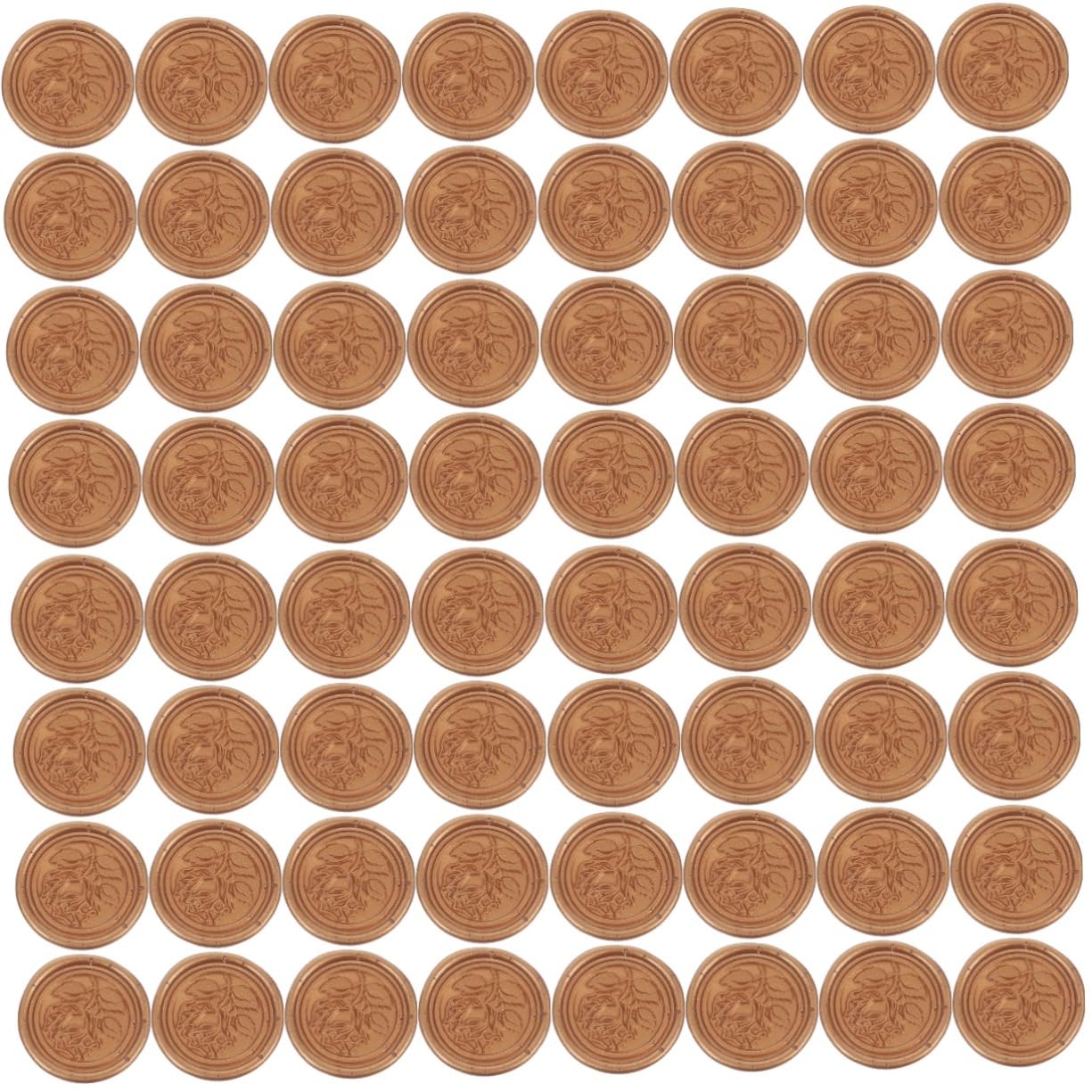Lurrose 100 Adesivi Con Sigillo Di Cera Adesivi Per Album Per Scrapbooking Per Biglietti Di Auguri Di Pasqua Per Francobolli Decorativi Circolari