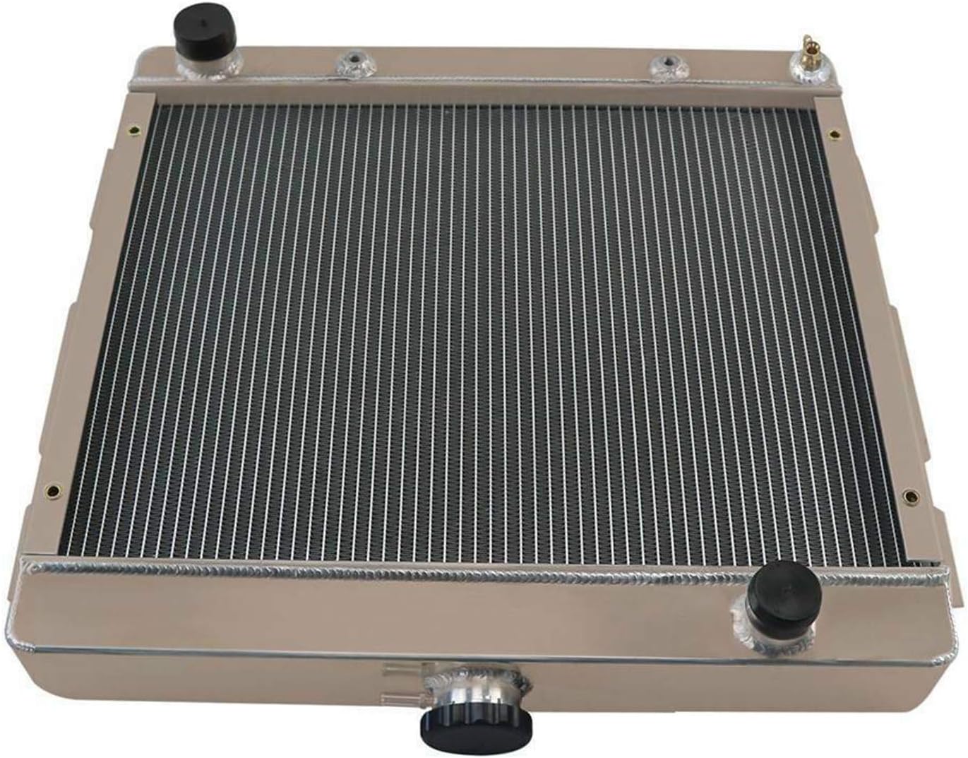 ALLOYWORKS 4 Row All Aluminum Radiator For 1970-1972 Dodge Dart/Plymouth Duster Vallant V8 USA