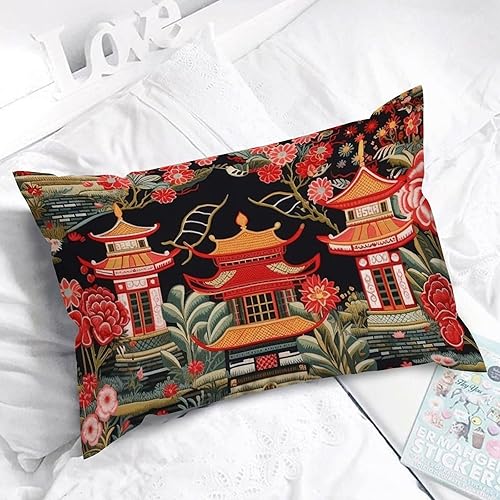 Vista 42 de ArogGeld Chinoiserie - Funda de cojín con estampado de leopardo y guepardo fucsia, con manchas de animales de vaca, color rosa oscuro, decoración